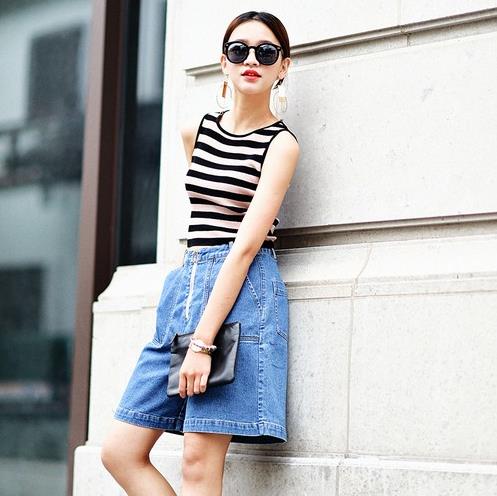 上衣怎么搭配短裤:6种短裤搭配风格随意切换(图) 上衣怎么搭配短裤:6种短裤搭配风格随意切换(图)