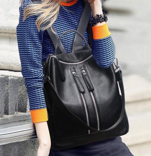 明星同款真皮双肩包搭配:青春减龄双肩包推荐(图) 明星同款真皮双肩包搭配:青春减龄双肩包推荐(图)