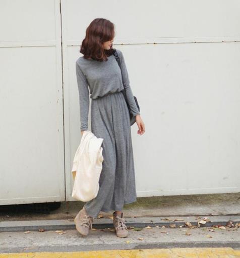 秋季长袖打底裙子怎么搭配外套：5款尽显优雅时尚