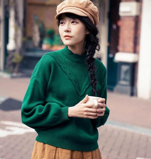 百褶裙搭配灯笼袖针织衫:青春减龄甜美风(图) 百褶裙搭配灯笼袖针织衫:青春减龄甜美风(图)