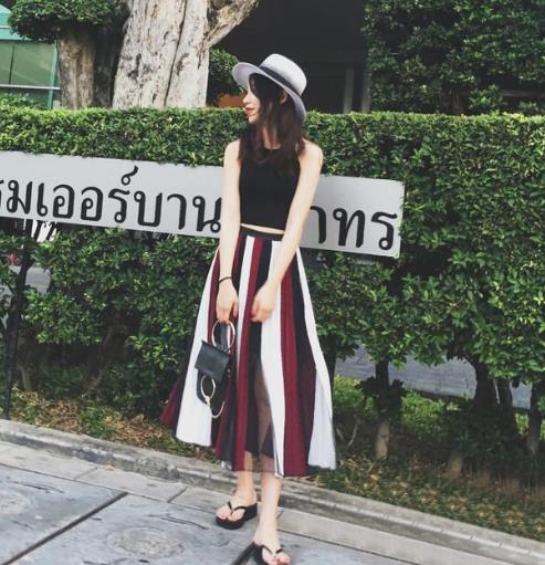 明星同款网纱裙半身裙怎么搭配：5款搭出甜美范儿