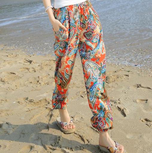 雪纺沙滩甩裤怎么搭配上衣：5款彰显优雅大气（图）