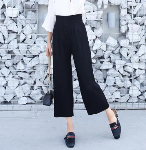 夏秋弹力高腰九分裤女：女装新款九分裤推荐（图）