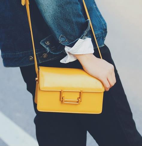 2017锁扣斜挎小方包搭配：女包新款斜挎包分享（图)