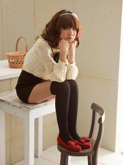 英伦真皮公主鞋搭配：简约舒适平底鞋推荐（图）