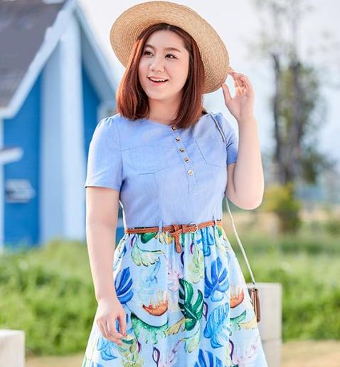 加肥加大雪纺连衣裙搭配：巨显瘦打造精致女人味（图）