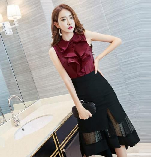 洋气女人都在买性感半身裙套装了：这样穿巨时髦