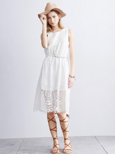 松糕鞋搭配无袖雪纺抽绳长裙：5款打造秋日小清新