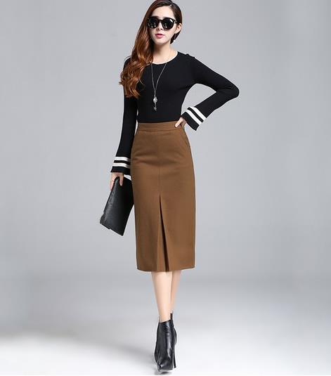 长款修身纯色包臀鱼尾裙搭配:彰显女性优雅妩媚 长款修身纯色包臀鱼尾裙搭配:彰显女性优雅妩媚