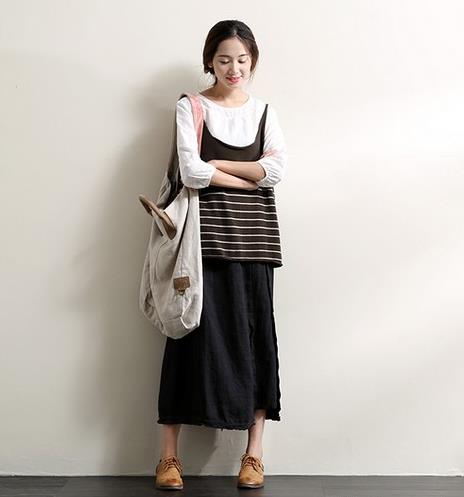 镂空高腰大摆长裙的多种搭配：5款打造端庄大气