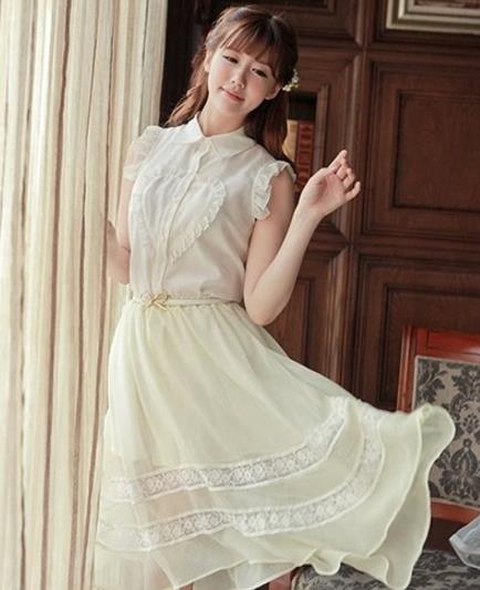 高腰过膝荷叶边一步裙怎么搭配上衣:性感十足(图) 高腰过膝荷叶边一步裙怎么搭配上衣:性感十足(图)