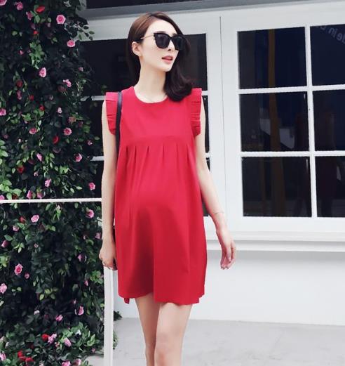 孕期也可以时尚吸睛：个性印花哺乳连衣裙（图）