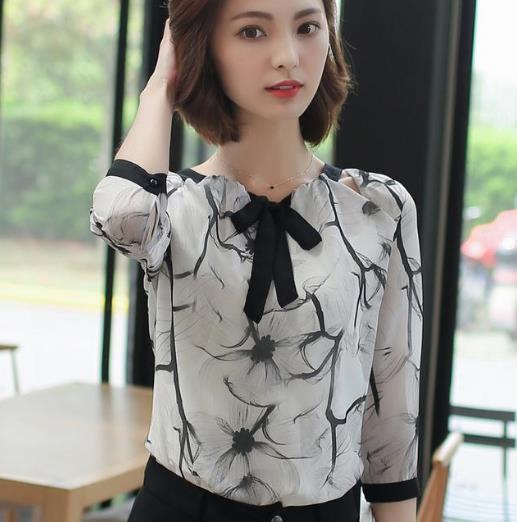 百搭雪纺蝴蝶结衬衫怎么搭配下装:青春减龄甜美风 百搭雪纺蝴蝶结衬衫怎么搭配下装:青春减龄甜美风