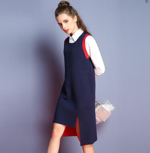 雪纺衫搭配贴花针织无袖裙:打造青春活力(图) 雪纺衫搭配贴花针织无袖裙:打造青春活力(图)