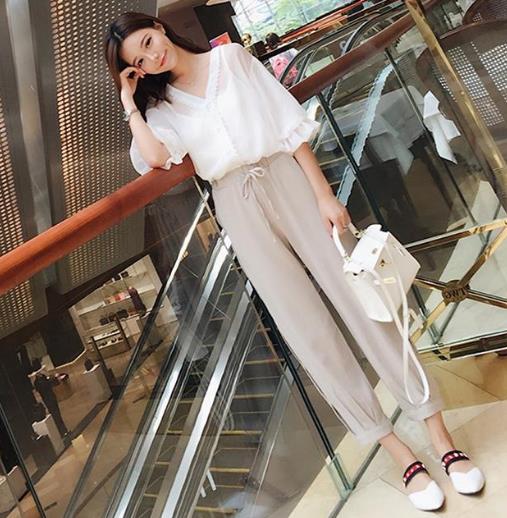 小个子搭配小清新阔腿裤两件套：5款百搭显高显瘦