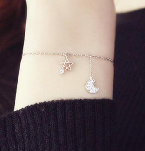 纯银多层圈细手链搭配：淑女风范手链推荐（图）