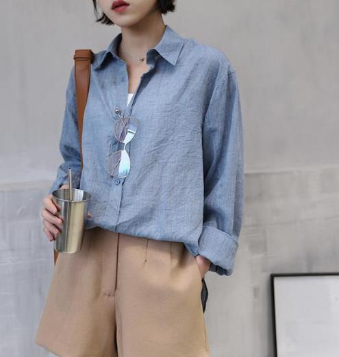 今年巨流行的简约荷叶边真丝衬衫：第5款美丽又迷人