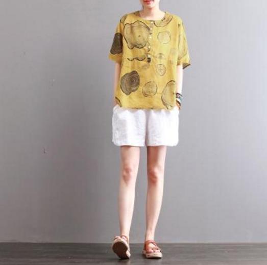 腰粗的MM棉麻上衣搭配:显瘦棉麻上衣时尚百搭 腰粗的MM棉麻上衣搭配:显瘦棉麻上衣时尚百搭