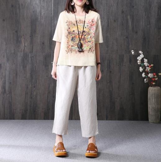 腰粗的MM棉麻上衣搭配:显瘦棉麻上衣时尚百搭 腰粗的MM棉麻上衣搭配:显瘦棉麻上衣时尚百搭