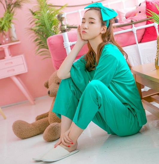 一字领吊带休闲纯棉睡衣：性感又不失小可爱（图）