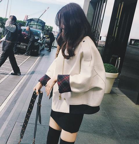 拼接毛呢外套怎么搭配：5款显瘦外套打造青春时髦（图）