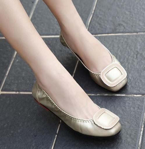 蛋卷平底方扣水钻瓢鞋：性感可爱水钻瓢鞋推荐（图）