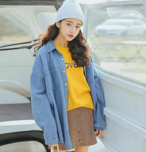 5款遮肉又显瘦长袖牛仔衬衫搭配:时尚衬衫推荐(图) 5款遮肉又显瘦长袖牛仔衬衫搭配:时尚衬衫推荐(图)