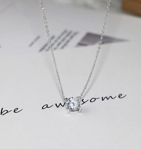 纯银简约甜美锁骨项链：5款项链打造优雅女人味（图）