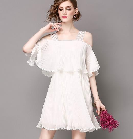 荷叶边雪纺衫搭配：跟夏天随风起舞的雪纺衫（图）