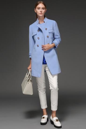 6款时尚百搭焦糖色单排扣翻领毛呢外套搭配(图) 6款时尚百搭焦糖色单排扣翻领毛呢外套搭配(图)