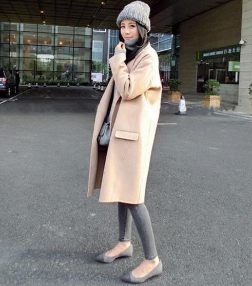 2017最时髦的穿着：双排扣大贴袋夹棉毛呢外套（图）