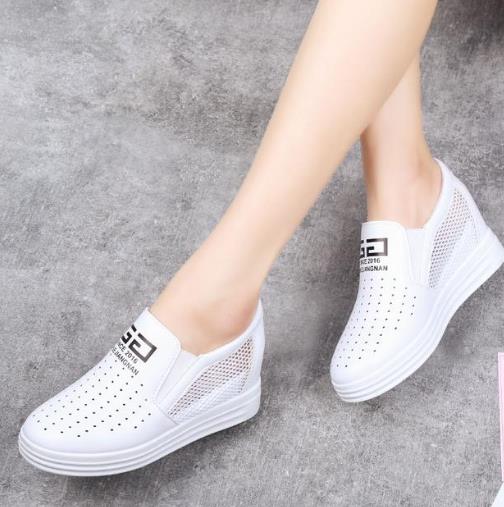 新款透气圆头单鞋内增高搭配：6款单鞋打造大长腿