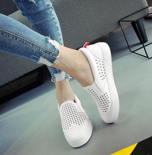 新款透气圆头单鞋内增高搭配：6款单鞋打造大长腿