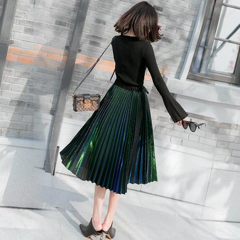 竖条纹开叉半身裙怎么搭配上衣:打造文艺范儿(图) 竖条纹开叉半身裙怎么搭配上衣:打造文艺范儿(图)