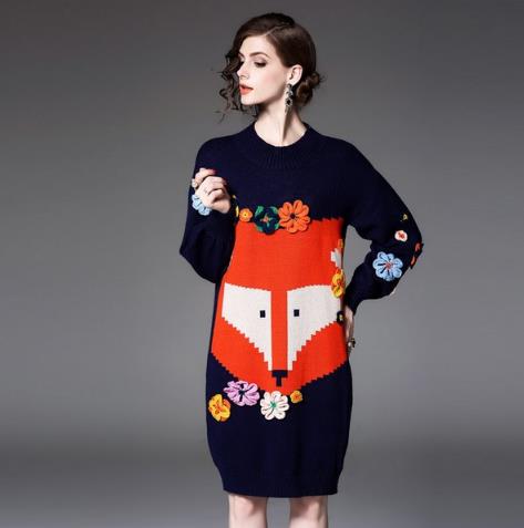 2017秋季系带针织连衣裙：女装新款连衣裙推荐（图）