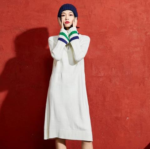 2017秋季系带针织连衣裙：女装新款连衣裙推荐（图）