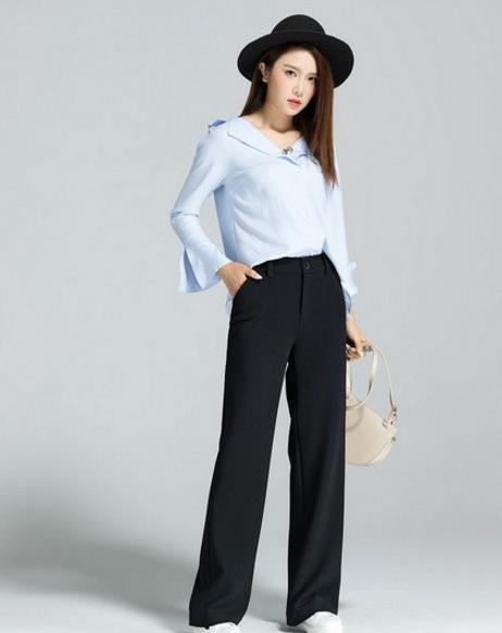 5款打造大长腿高腰宽松九分哈伦裤搭配推荐（图）