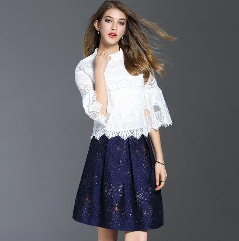 套装的优雅法则：小香风蕾丝两件套搭配分享（图）