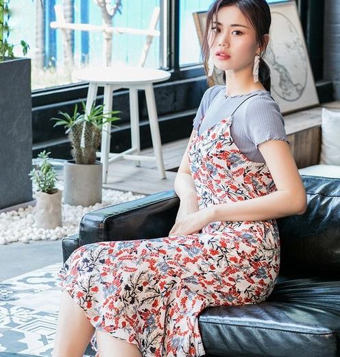 这样搭配碎花裙套装：打造仙气十足套装分享（图）