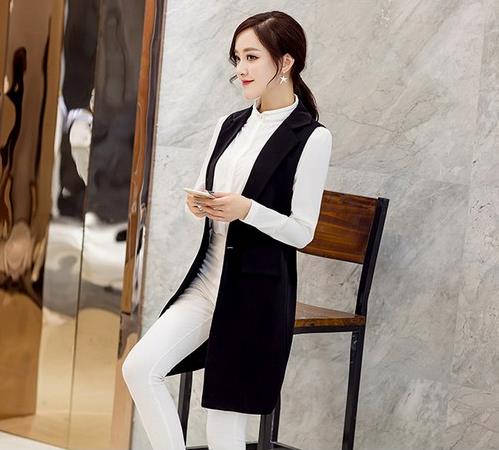 宽松西装马甲怎么搭配：修身简约马甲分享（图）