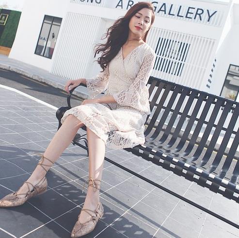 微胖MM搭配印花拼接连衣裙：显瘦连衣裙推荐（图）