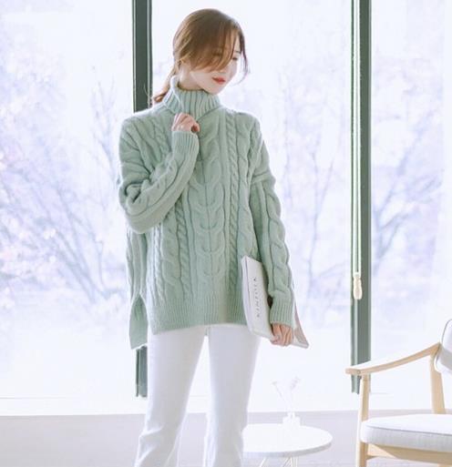 大码包臀修身针织衫搭配：时尚经典针织衫分享（图）