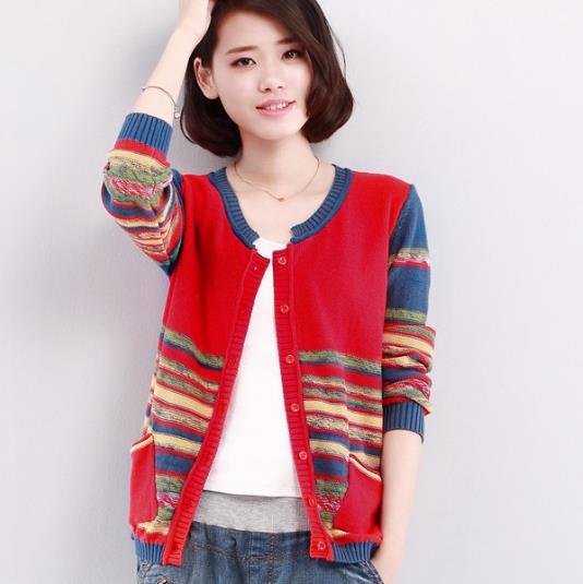 胖MM搭配大码拉链针织开衫：5款开衫显高显瘦（图）