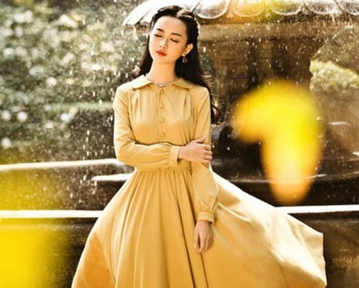 早秋中长袖连衣裙2017：女士新款连衣裙推荐（图）