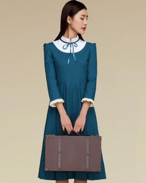 职业秋装长裙2017：6款搭配穿出成熟女人魅力