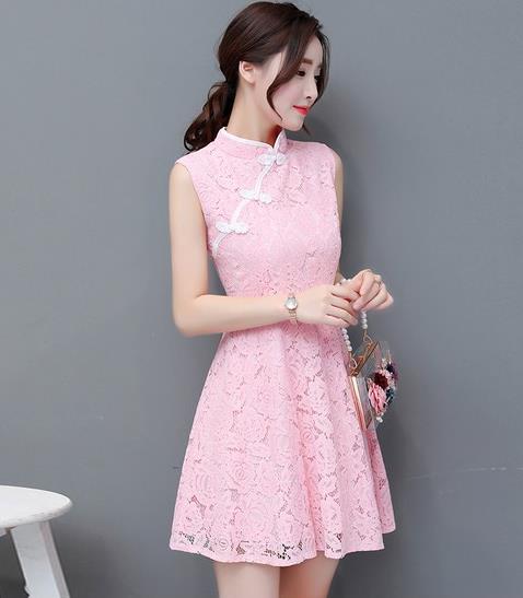 蕾丝连衣裙2017：女士连衣裙梦幻少女心推荐（图）