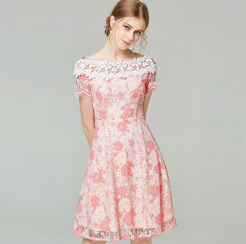 蕾丝连衣裙2017：女士连衣裙梦幻少女心推荐（图）