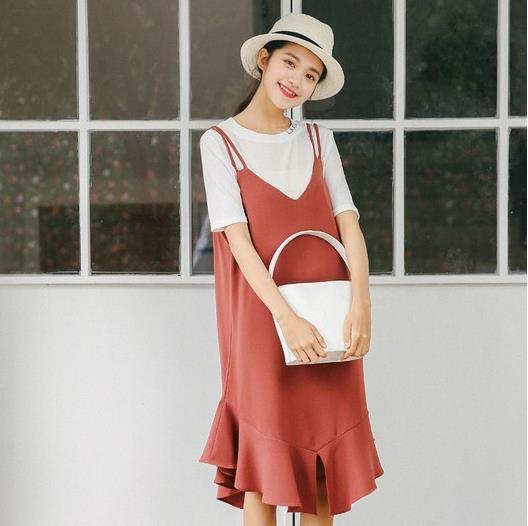 露肩雪纺上衣阔腿裤套装搭配：优雅大气有格调