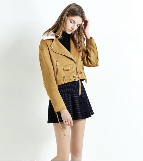 5款分分钟帅出新高度的铆钉宽松短夹克搭配推荐（图）