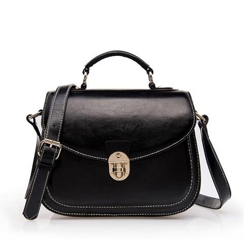 时尚斜挎单肩牛皮包搭配：经典百搭单肩包分享（图）